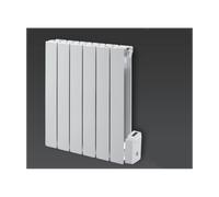 AMINF020D - Radiateur fixe à inertie - Corps en aluminium - Thermostat digital - Programmation herbdomadaire - blanc