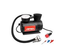 AMiO 02189 Compresseur d'Air 12V - Gonfleur Portable avec Embouts pour Voiture, Vélo, Ballon
