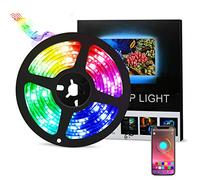 AMIR LED Ruban, 2M Bluetooth Ruban à LED 5050 RGB Bande LED APP Contrôlé
