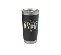 Amma Gifts Femme One Loved Amma Fête des Mères Gobelet isotherme en acier inoxydable double paroi