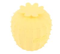 AMONIDA Beurrier Résistant à la Chaleur avec Ligne D'eau, Pot à Beurre en Silicone pour la Fraîcheur de la Cuisine et un Accès Facile, 1 unité (YELLOW)