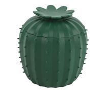 AMONIDA Beurrier Résistant à la Chaleur avec Ligne D'eau, Pot à Beurre en Silicone pour la Fraîcheur de la Cuisine et un Accès Facile, 1 unité (vert foncé)