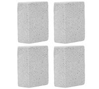 AMONIDA Bloc de Nettoyage pour Barbecue, 4 Pièces, Nettoyant pour Graisse et Taches écologique pour Gril, Baignoire et Toilettes, Matériau en Poudre de Verre Non Toxique, 9,5x4x7cm
