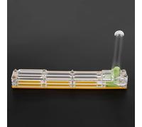 AMONIDA Boîte D'élevage de Fourmis en Acrylique avec Château d'eau Hydratant pour Les Amateurs de Fourmis et Les Enfants - Formicarium Léger et Transparent 14 X 2 X 7,6 Cm (nid Jaune)