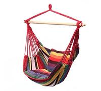AMONIDA Chaise Suspendue, Siège de Balançoire Hamac en Toile pour Intérieur