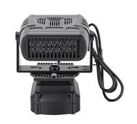 AMONIDA Chauffage D'appoint sans Fil pour Camping en Voiture, Batterie 18V, | Vent chaud et vent naturel, deux réglages de vitesse, ventilateur de chauffage silencieux de 30 dB avec protection contre