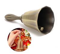 AMONIDA Cloche de Rappel de Comptoir de Sonnette de Bar Créative pour le Dîner et le Service de loche de Dîner Rétro en Alliage de Zinc pour les Bars et les Salles de Classe, à Son Clair