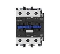 AMONIDA Contacteur AC 3 Pôles, Interrupteur de Contrôle de Charge Puissant pour Applications D'alimentation, 220V 80A, Matériau ABS Durable