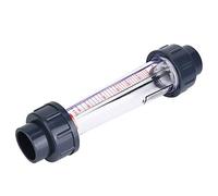 AMONIDA Débitmètre de Liquide LZS-25 (D), Instrument de Mesure de Haute Précision pour la du Débit de Liquide, Plastique ABS, 60-600L/H