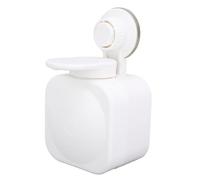 AMONIDA Distributeur de Savon à Forte Puissance D'aspiration, Bouteille à Pression Murale Pratique pour Les Stations à Usage Domestique, Limite de Poids de 3KG (White)