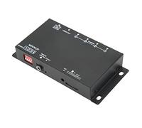 AMONIDA Enregistreur Vidéo Numérique 4 Canaux, Mini MDVR 720P, Entrée Audio Vidéo 4 Canaux, Plaque d'immatriculation Large Tension 936 V, Télécommande de Superposition de Temps pour Bus Scolaire,