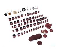 AMONIDA Ensemble D'accessoires pour Outils Rotatifs 147 Pièces à Haute efficacité pour le Meulage et le Polissage de Petits et Grands Matériaux