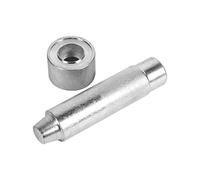 AMONIDA Ensemble D'outils de Poinçonnage D'œillets, Tailles 4mm-20mm | Acier au carbone durable, Facile à transporter, Idéal pour le travail du cuir, Convient aux vêtements et aux rideaux