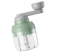 AMONIDA Hachoir à Ail Portatif Manuel Efficace pour la Cuisine à Domicile, Cuisine en Plein Air ABS 1 X unité (GREEN)