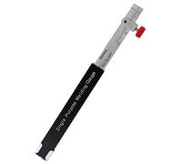 AMONIDA Jauge de Soudage en Acier pour la Mesure des Tuyaux, Outil D'alignement Interne Durable 0-4MM pour L'inspection du Soudage, 15.3 * 2cm, 1 Pièce