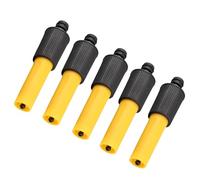 AMONIDA Jeu de Buses de Tuyau Haute Pression avec Revêtement Souple pour un Outil D'irrigation de Jardin Efficace 5 Pièces Jaune Noir