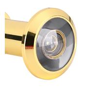 AMONIDA Judas de Porte de sécurité de 200 Degrés de Large avec Couvercle de confidentialité pour une sécurité et une Protection Améliorées, adapté aux Portes en Bois/de /-feu (GOLD)