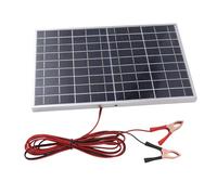 AMONIDA Kit de Panneaux Solaires Polycristallins à Haut Rendement 15W, pour Voiture, Camping-car, Utilisation Marine en Extérieur