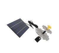 AMONIDA Kit de Pompe à Eau à énergie Solaire Extérieure Pompe Durable pour Bain D'oiseaux Jardin Piscine D'arrière-cour 200L/h 4W