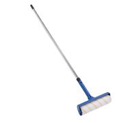 AMONIDA Kit de Rouleaux à Peinture de 10 Pouces, Rouleau à Peinture pour Plafond, Rouleaux à avec Rallonges en Acier Inoxydable, Couvercles de Brosses pour Plafond, Murs, Meubles, Idéal pour la (BLUE)