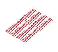 AMONIDA Lames de Coupe en Plastique pour Tondeuse à Gazon, Outil de Coupe de Remplacement, Accessoires de Efficaces, 20x84mm, Durables, Résistants aux Intempéries, 100 Pièces (Rouge)