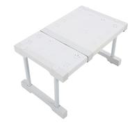 AMONIDA Organisateur d'étagères d'Armoire, Colonne Montante Extensible, capacité de 20 LB |sans Perceuse, Forte capacité de Charge, Séparateur 'Espace en Acier au Carbone et PP pour Armoire,