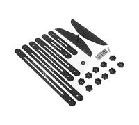 AMONIDA Outil de Gabarit de Jauge de Marches D'escalier Réglable pour des Coupes Précises sur les Contremarches et les étagères en Alliage D'aluminium Durable 11-60 Pouces (BLACK)