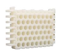 AMONIDA Outil D'organisation de Dresseur de Câbles pour Le Bureau à Domicile Peigne Compact à Trous de 9 Mm en Cuivre ABS Durable pour Une Gestion Efficace des Câbles (8x6 Trous)