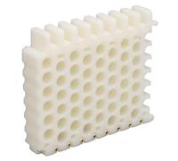 AMONIDA Outil D'organisation de Dresseur de Câbles pour Le Bureau à Domicile Peigne Compact à Trous de 9 Mm en Cuivre ABS Durable pour Une Gestion Efficace des Câbles (6x8 Trous)