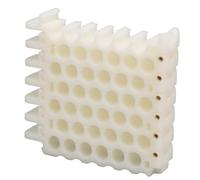 AMONIDA Outil D'organisation de Dresseur de Câbles pour Le Bureau à Domicile Peigne Compact à Trous de 9 Mm en Cuivre ABS Durable pour Une Gestion Efficace des Câbles (6x6 Trous)