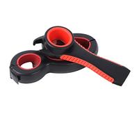 AMONIDA Ouvre-boîte Multifonctionnel, Ensemble D'ouvre-bouteille pour la Cuisine, Outils 5 en 1 à Prise Facile, Noir et Rouge