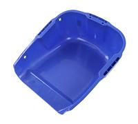 AMONIDA Pelle à Poussière Robuste de Grande capacité, Double Poignée pour Un Séchage Efficace des Grains, Fabriquée en Plastique PP Résistant à l'usure, 44 X 38 X 18 Cm (Blue)