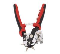 AMONIDA Perforatrice pour le Cuir, Réglage Rotatif à 360 °, Coupe Tranchante en Forme de V pour le Cuir et le Fer Fin, Longueur de 7,5 Pouces