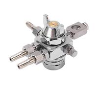 AMONIDA Pistolet de Pulvérisation Automatique, Pulvérisateur de Peinture argenté Compact pour L'industrie, Buse en Acier Inoxydable et Corps galvanisé en Alliage de Zinc (2mm/0,08 Pouces)