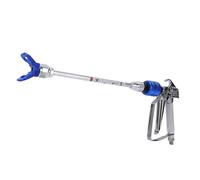 AMONIDA Pistolet Pulvérisateur sans Air, Pulvérisateur de Peinture à Perche d'extension de 30 Cm, Ajusteur de Direction de Rotation à 360 Degrés avec Conception Ergonomique, Idéal pour la Rénovation