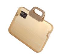 AMONIDA Porte-documents Transparent de Grande capacité, étanche à L'eau et à la Poussière, Organisateur de Fichiers A4 pour le Bureau et L'école, Plastique de qualité Supérieure, 1 Paquet (#3)