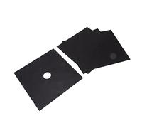 AMONIDA Protecteur de Plaque de Cuisson à Gaz, Revêtement Antiadhésif en PTFE, Couvercle de Brûleur de Cuisinière Réutilisable, Housse en Tissu de Base en Fibre de Verre avec Résistance à la