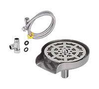 AMONIDA Rinceur Automatique de Verre en Acier Inoxydable pour évier de Cuisine de Bar D'hôtel à Domicile, Lave-tasse Haute Pression, Facile à Installer et à Nettoyer, adapté au Verre/tasse/, 5,6 X