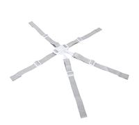 AMONIDA Sangles de Chaise Haute Réglables, Harnais à 5 Points, Ceinture de sécurité pour Poussette, Sangle en Nylon Durable pour Plus de sécurité, Ajustement Universel pour la Plupart des Sièges de