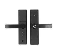 AMONIDA Serrure d'entrée à Empreinte Digitale, Poignée de Porte Intelligente, Serrure d'entrée sans clé Wi-Fi avec Poignée, Clavier électronique à Code 'accès à écran Tactile et Contrôle par
