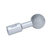 AMONIDA Tête de Meulage à Billes, Lime Rotative, Outil en Acier au Carbone de Haute qualité pour L'ingénierie et la Fabrication de Modèles, Tige de 25mm, Diamètre de 40mm (10mm)
