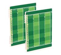 Amooorous Lot de 2 cahiers à spirales à spirale, format A5, coupe du monde de football 2026, 21,1 x 14,5 cm, à spirale, 60 feuilles pour agenda et liste de choses à faire