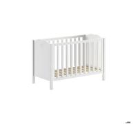 Vipack Lit bébé Amori 60 x 120 cm Pin massif Blanc