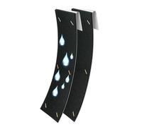 Amortisseur de bruit de gouttière - Silencieux de | Réducteur de | Plaque arrière en métal résistant à la rouille, design en fil flexible, installation de suspension sans outil
