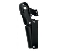 Amortisseur de fermeture de porte type FR en aluminium - noir - FR1 pour vantail 40 kg JUSTOR