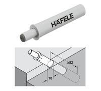 Amortisseur de porte Ø 10 mm meuble fermeture optimale support adaptateur gris (fort 70N)