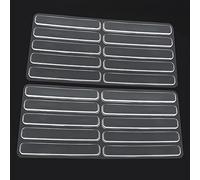 Amortisseur Porte Placard，20 pcs Patin Antiderapant Transparent Pieds Butee de Porte Tampon en Silicone Patin Antiderapant Antibruit, Butées de Protection en Caoutchouc,pour Portes de Placard,Cuisine
