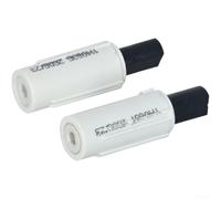 Amortisseur rotatif de rechange à fermeture douce pour charnière de siège | Paire de tampons hydrauliques silencieux en plastique noir Installation sans outil pour mécanisme de fermeture lente durable