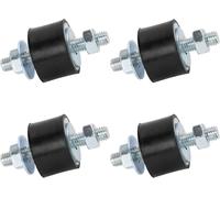 Amortisseurs en Caoutchouc pour Climatisation M8, Amortisseurs de Vibration pour Climatisation, Pieds Anti-vibration pour Pompe à Chaleur, Compresseurs d'Air, Moteurs Diesel, Moteurs à Essence, Pompes