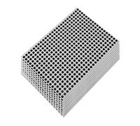 Amosfun 10 Feuilles Étiquettes Adhésives Rondes Noires 6mm en Papier sans Résidu pour Bureau et Maison, Autocollants à Points pour Organisation et Identification Facile